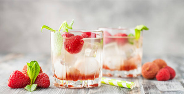 Simple Summer Cooler lychee